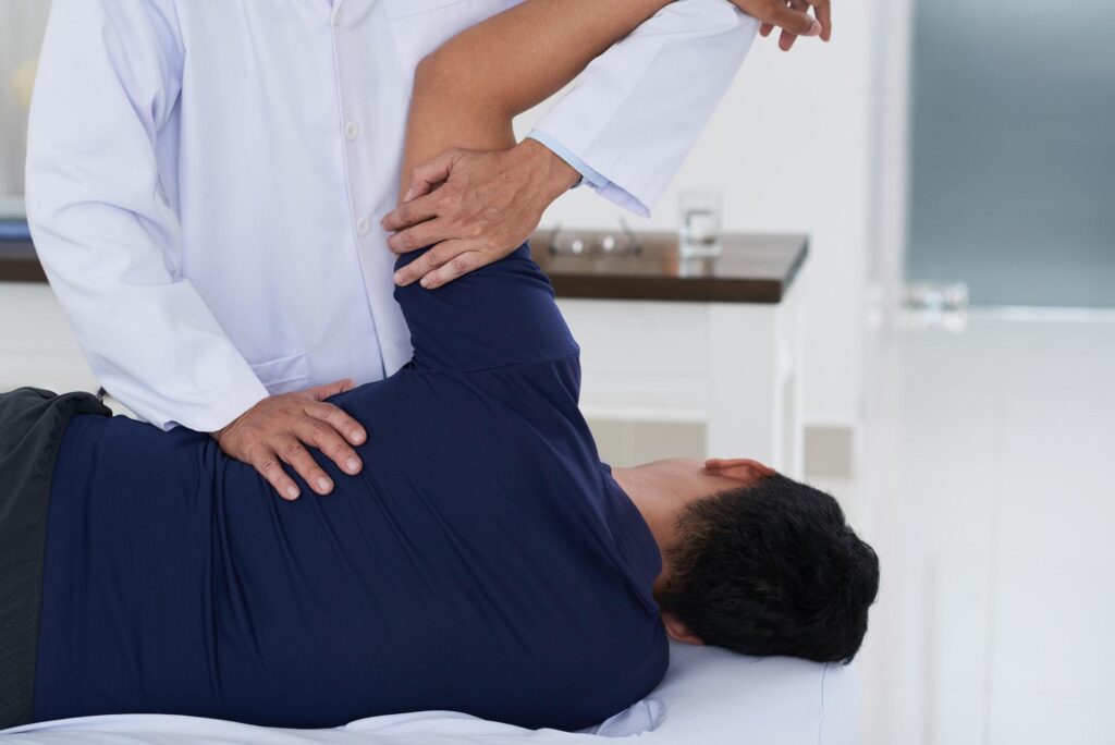 Professional spine adjustment